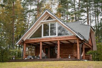 Фото номера Дом для отпуска Дома для отпуска "Gaujmale" sauna house in nature г. Iļķene 22