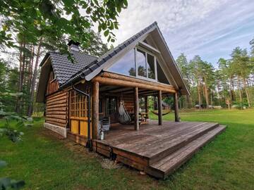 Фото номера Дом для отпуска Дома для отпуска "Gaujmale" sauna house in nature г. Iļķene 39